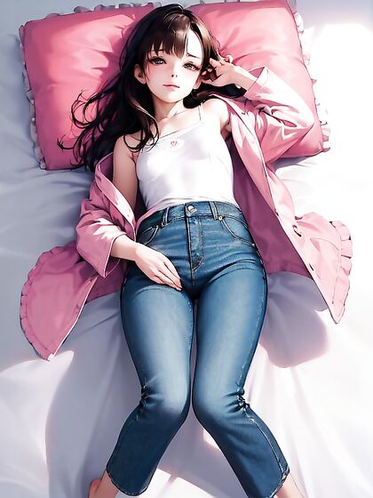 Skinny Teen 18+ Enjoying Solo Pleasure in Intense Hentai Action