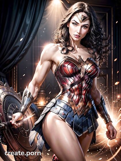 Wonder Woman's Skirt Flips in Steamy Hentai Action