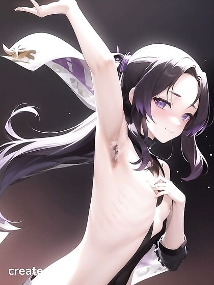 Shyly Smiling Kochou Shinobu Tempts You in Erotic Hentai Action