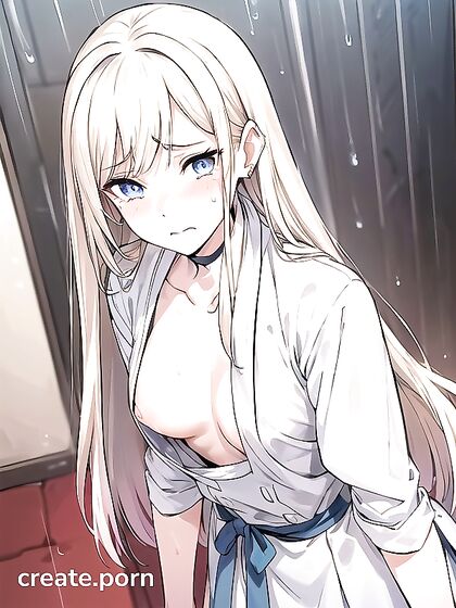 Skinny Girl 18+ Cries Intensely During Top-Down Hentai Action