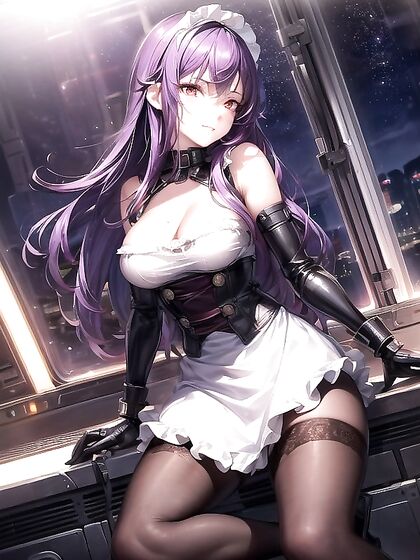 Armored Gloves Caress Her Face in Intense Hentai Pleasure Session