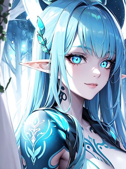 Elvish Seduction at Night: Intimate Close-Up Hentai Pleasure