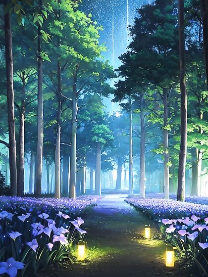 Gentle Mist and Owls in an Enchanted Forest at Night - Seductive Hentai Adventures