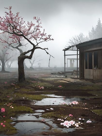 Misty Landscape With Dim Light and Long Shadows: Erotic Hentai Scenes Unfold