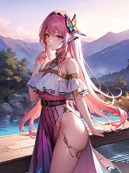 Harmonious Bird Songs and Vibrant Waterfalls Set the Scene for Sensual Hentai Pleasure