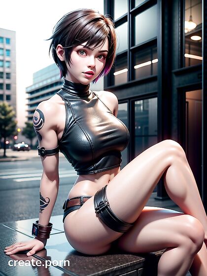 Yuffie Kisaragi Spreads Her Legs in Seductive Black Hairstyle for Hentai Pleasure