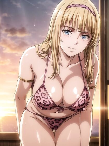 Wet Oversized T-Shirt in 18+ Hentai AI Image