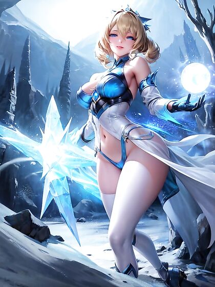 Blue-Eyed Pigtails Glowing in Ecstatic Hentai Pleasure