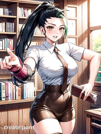 Light Brown Beauty Studying Hard Before Mind-Blowing Hentai Pleasure