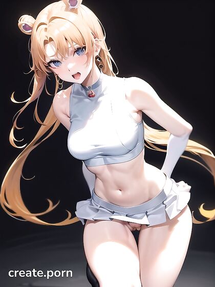 90s Styled Mini Skirt Cosplay for Steamy Hentai Pleasure