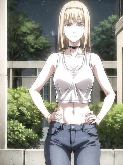 Crop Top and Skinny Jeans: A Sexy Hentai Fantasy Unleashed