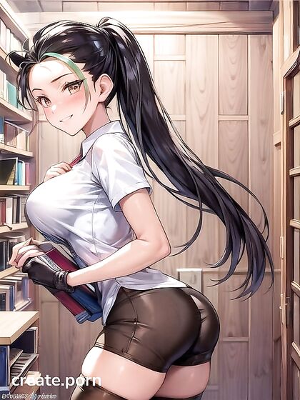Nemona from Pokémon in an Ultra-Detailed Hentai Blouse Fantasy
