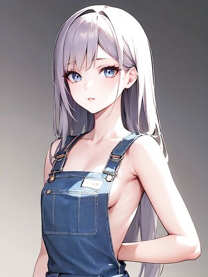 Naked Overalls Fetishized in Steamy Hentai Action