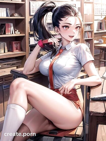 Nemona from Pokémon in a Cute Blouse for Seductive Hentai Pleasure