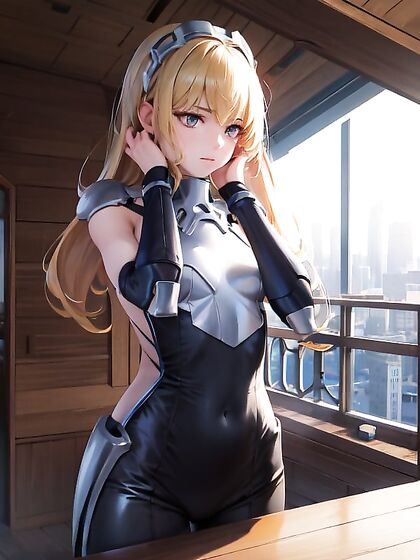 Skinny Girl 18+ Gets Intimate on the Rooftop in Face-Touching Hentai Action