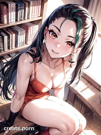 Cute Studying Session Turns Hot with Bottom-Up Hentai Action