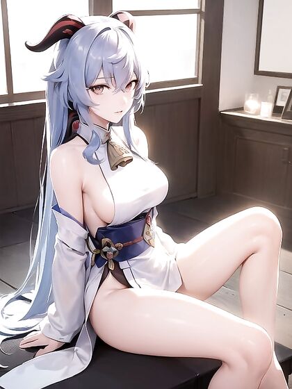 Sunny's Bare Shoulders Seduce in Elegant Hanfu for Steamy Hentai Pleasure