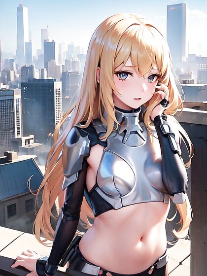 Skinny Golden Blonde Gets Her Tongue Teased in Hot Hentai Action
