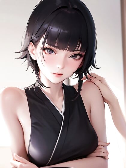 Sui Feng from Bleach Poses Seductively in a Steamy Photo Studio Session