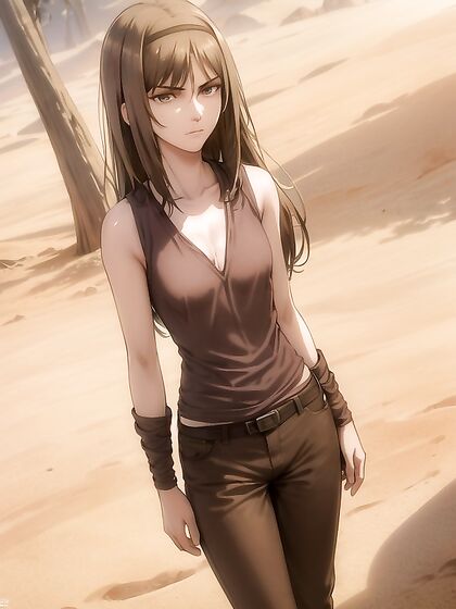 Small Breasts Take Center Stage in Steamy Desert Bust Shots Hentai Scene