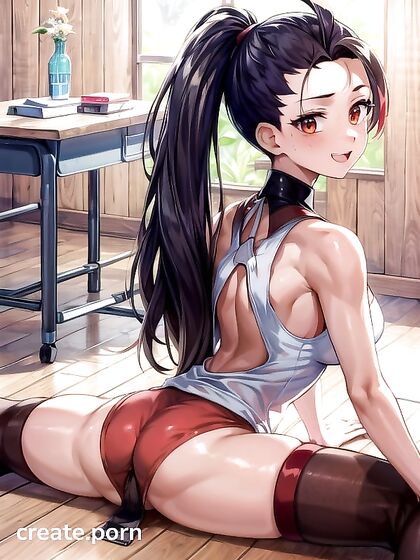 Ultra-Detailed Cute Girl 18+ Shows Off Perfect Splits in Rear View Hentai Action