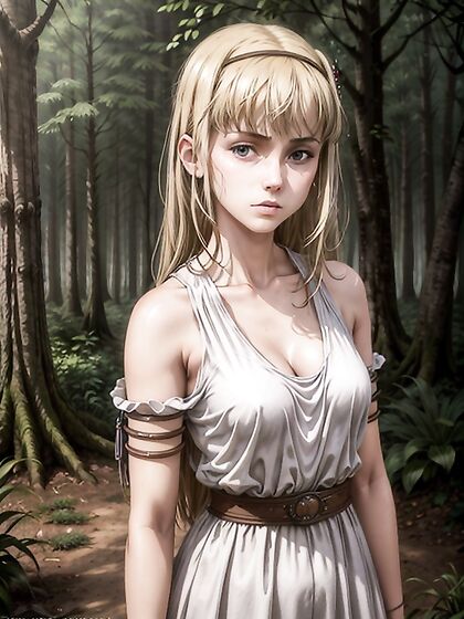Solitary Medieval Pleasure Amidst the Enchanted Forest hentai