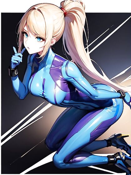 Samus from Metroid Gets naughty in Small-Breast Hentai Adventures