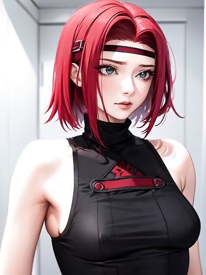 Kallen Stadtfeld's See-Through Outfit Reveals Tiny 18+ Tits in Sinful Hentai Action