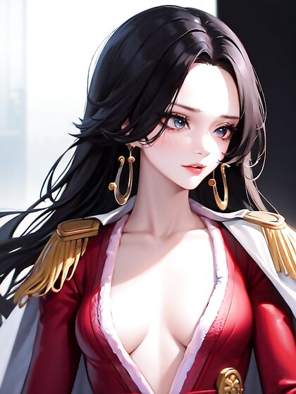 Boa Hancock's Small Breasts Take Center Stage in One Piece Hentai Action