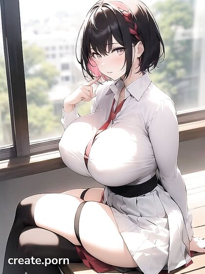 Red-Eyed Beauty with Tiny 18+ Locks and a Huge Booty inMind-Blowing Hentai Action