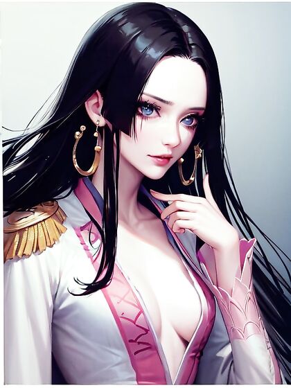 Boa Hancock from One Piece Enjoying Petite Breasted Hentai Pleasures