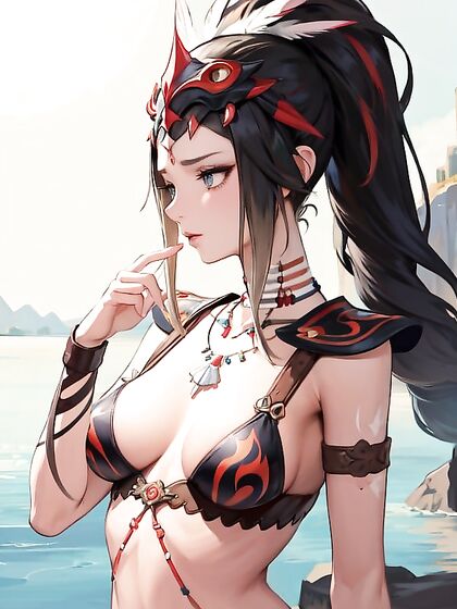 Kayna from Monster Hunter Enjoying Intense Hentai Action Despite Small Breasts