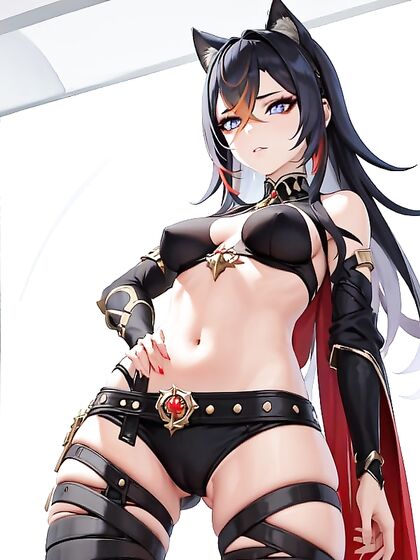 Dehya from Genshin Impact Enjoying Passionate Small Breasted Hentai Adventures