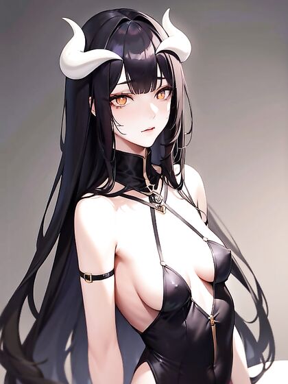 Albedo's Small Breasts Take Center Stage in Sensual hentai Action