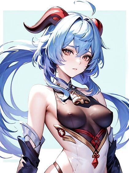 Ganyu's Small Breasts Take Center Stage in This Seductive Hentai Fantasy