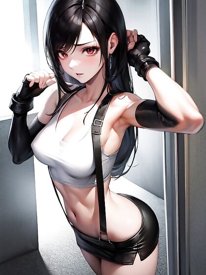 Tifa Lockhart's Small Breasts Take Center Stage in This Seductive Hentai Scene