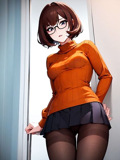 Velma from Scooby-Doo Gets Intimate in Small Breasted Hentai Adventure