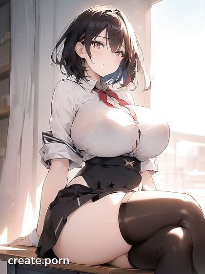 Sunny's Full-Color Hentai Adventure: Legs Crossed for Intense Pleasure