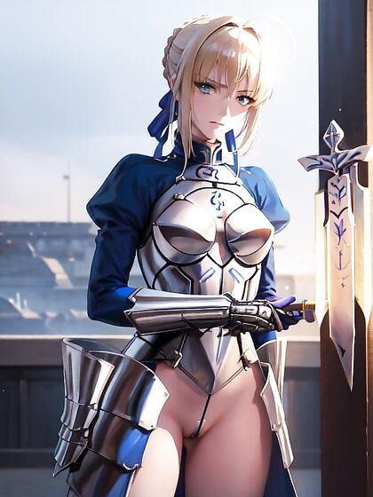 Artoria Pendragon's Tiny 18+ Breasts Take Center Stage in Seductive Hentai Scenes