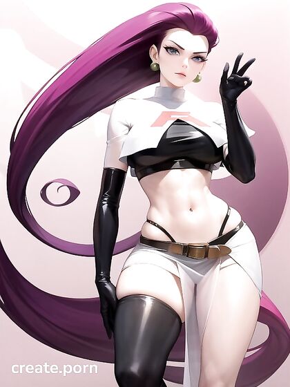 Jessie from Pokémon Seduces as a Sultry Belly Dancer in Steamy Hentai Action