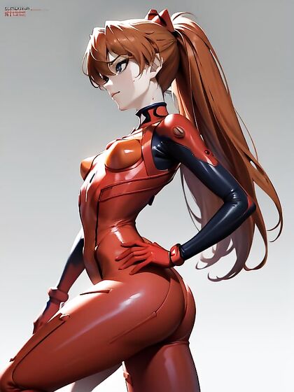 Asuka's Small Breasts Take Center Stage in Sultry Hentai Action