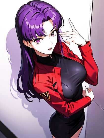 Misato from Evangelion Enjoying Intense Hentai Pleasure Despite Small Breasts