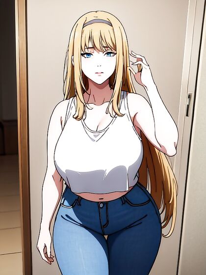 Ymir Fritz from Attack on Titan Seduces in JeANS for 18+ Hentai Pleasure