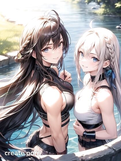 Armored Beauty in Fishnets Braids Her Way to Ecstatic Hentai Pleasure