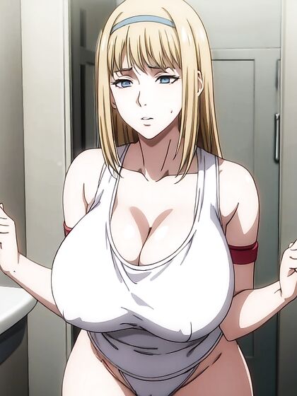 Massive Ass in Sporty Shorts Takes Center Stage in Hentai Screencaps