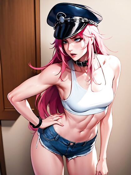Poison from Street Fighter Seduces with Tiny 18+ Tits in Erotic Hentai Action