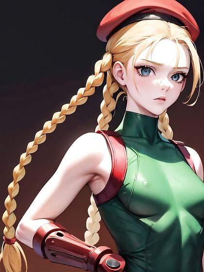 Cammy White's Small Breasts Take Center Stage in Sultry Hentai Action