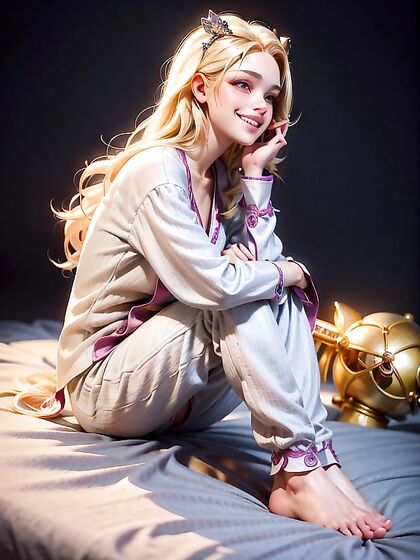 Feet Worship in 3D Pyjamas: A hentai AI Porn Fantasy