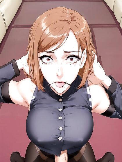 Cum Explosion in Mouth with Visible Nipples and Deep Cleavage Hentai Action
