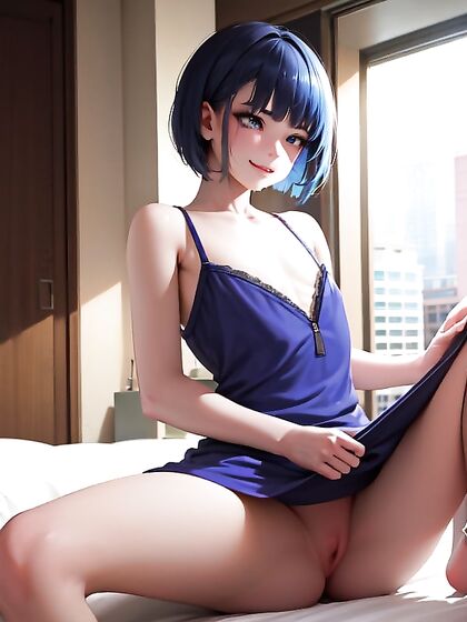 Futanari Bliss: Bedroom Blowjob Adventures in Hentai Paradise
